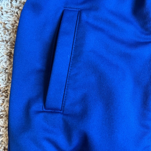 ADIDAS BOYS SIZE XS 7-8 FULL ZIP JACKET Excellent Condition Blue - Picture 4 of 6